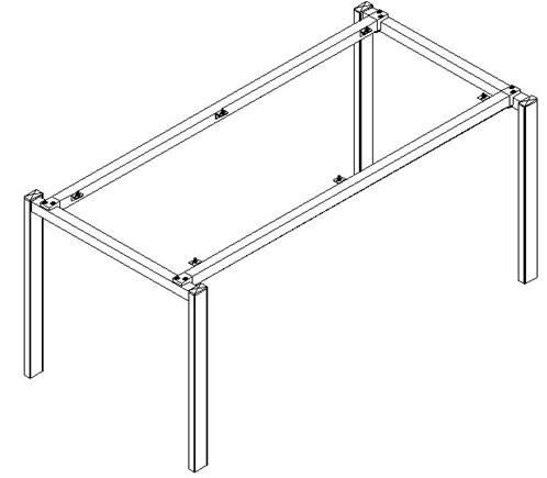 coffee table metal frame