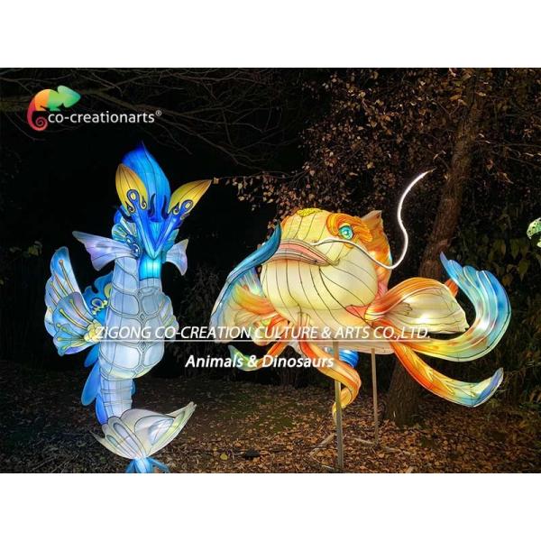 Гиппокампа фонариков фестиваля выставки занятности аквариума фонарики китайского животные