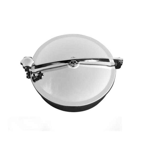 SS304 SS316L Circular Manhole None Pressure Sanitary Tank Hatch Covers