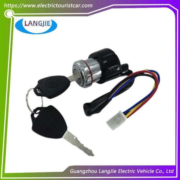 Piezas del interruptor de arranque con llave de 4 cables para coche patrulla turístico eléctrico Marshell