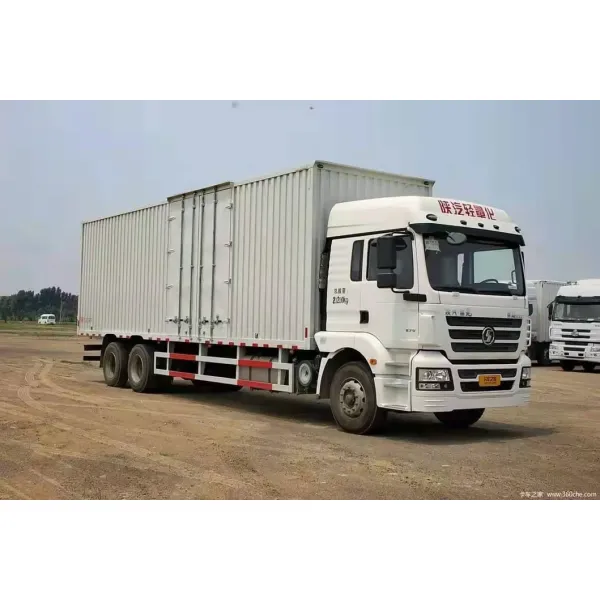 Shacman 20 Ton Closed Van Box Truck 75km/h Max Speed