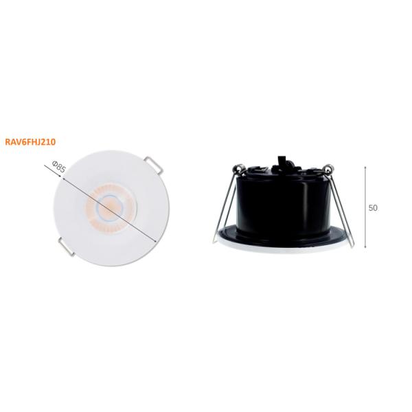 BS476 21 Ip65 Downlights расклассифицированное огнем