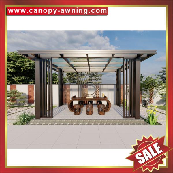 Modern outdoor rain sunshade aluminum pavilion gazebo canopy awning shed shelter for backyard