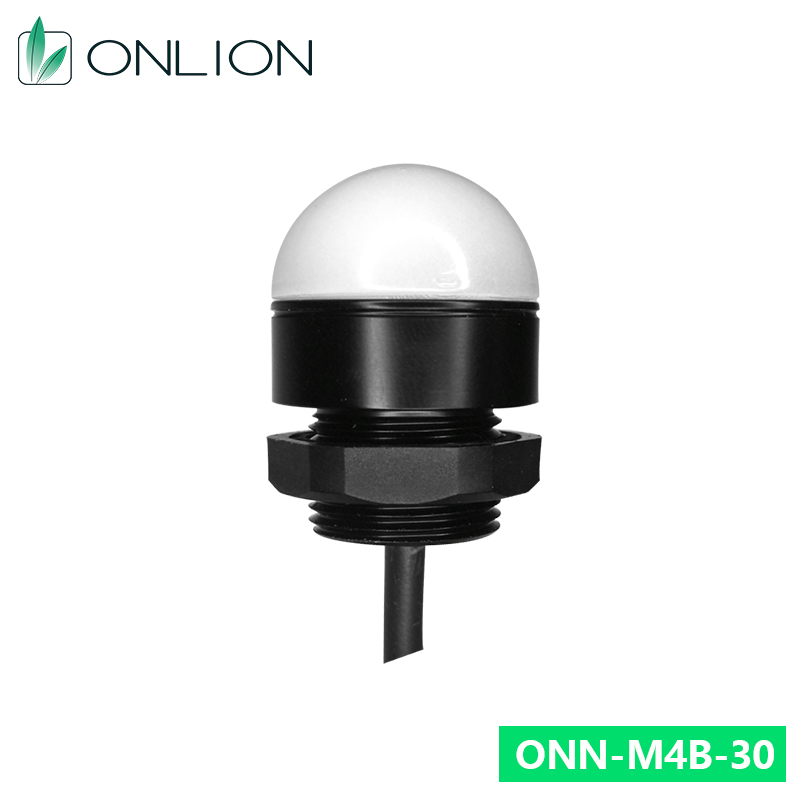 ONN M4S-H LED Warning Light RYG Steady Flash Beacon Light Aluminum+Acrylic For CNC Machine