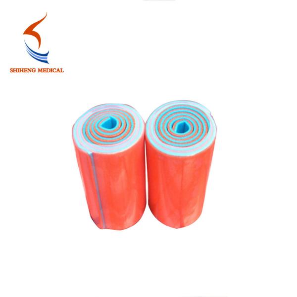High quality orange high polymer foam first aid  roll splint China manufacturer