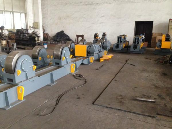 100T Heavy Duty Tank Welding Equipment Conventional Welding Rotator Use Bolts Adjustment for Huge Diameter Cylinder