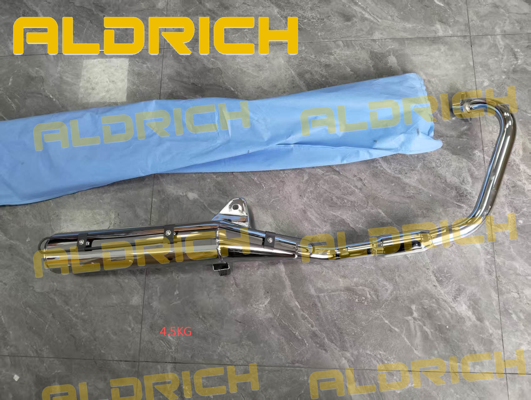 ALDRICH 4036H17400H000 Motorcycle Exhaust Pipe Muffler Silencer for Haojue Xpress 125