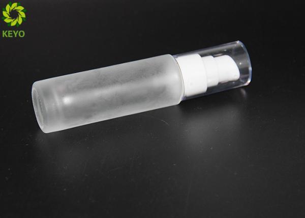 Frosted Glass Pump Bottles 1 OZ For Serum / Lotion / Essential Oil Packaging