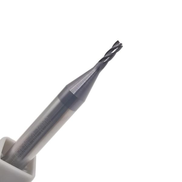 65HRC 4 tuyaute le carbure de tungstène de 2mm Endmill pour l'acier dur