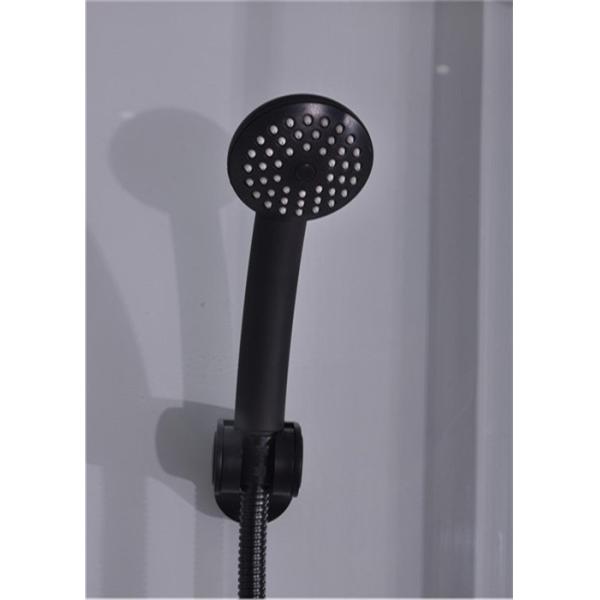 900*900*2150mm Black Aluminium Alloy Frame Toughened Glass Shower Cabin