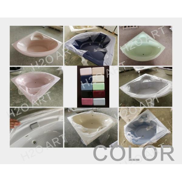 HA10 Corner Drop Simple Acrylic Bathtub with Built-in Design and Affordable Prices