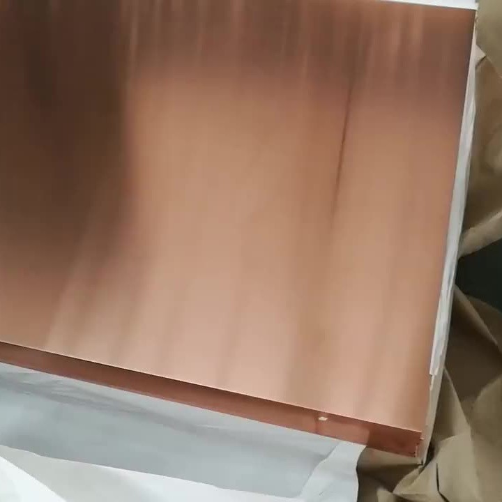 Медная плита ASTM класса C10200 / 102 / C1020 Толщина 0,4 - 200 мм Медная плита