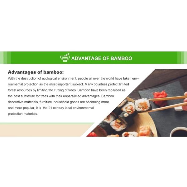 Brown Color Carbonized Rikyu Bamboo Chopstick--Japanese Style Eco-friendly Made From Natural Bamboo Sushi Stick