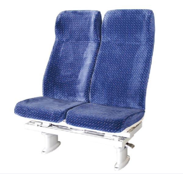 Comfortable Fabric / Plastic Bus Seats First Class Train Seat High Resistance