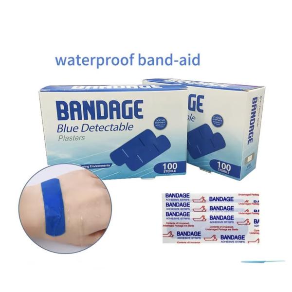 Produits de soins de plaies imperméables à l'eau Adhésif Bandage PE Band Aid 70x20