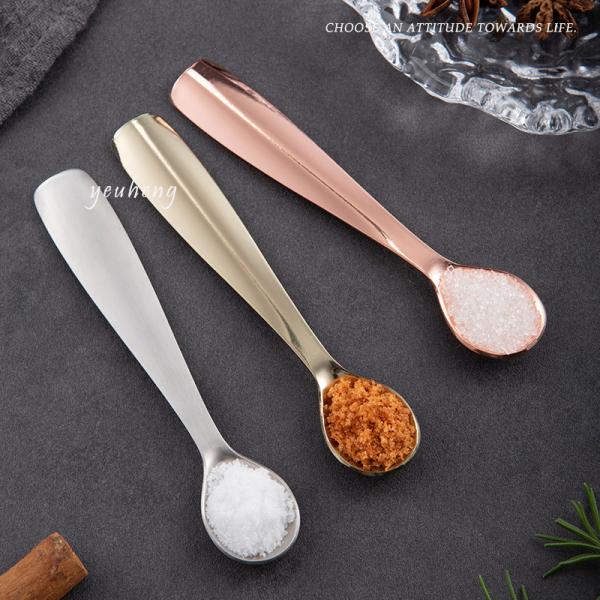 Stainless steel 18/8 mirror polishing gold color spoon rose gold spoon Silver spoon With Custom Logo