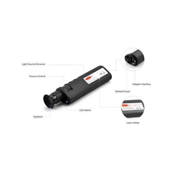 Fiber Optic Tools 400 Times Fiber Optic Inspection Microscope 2.5mm /1.25mm connector