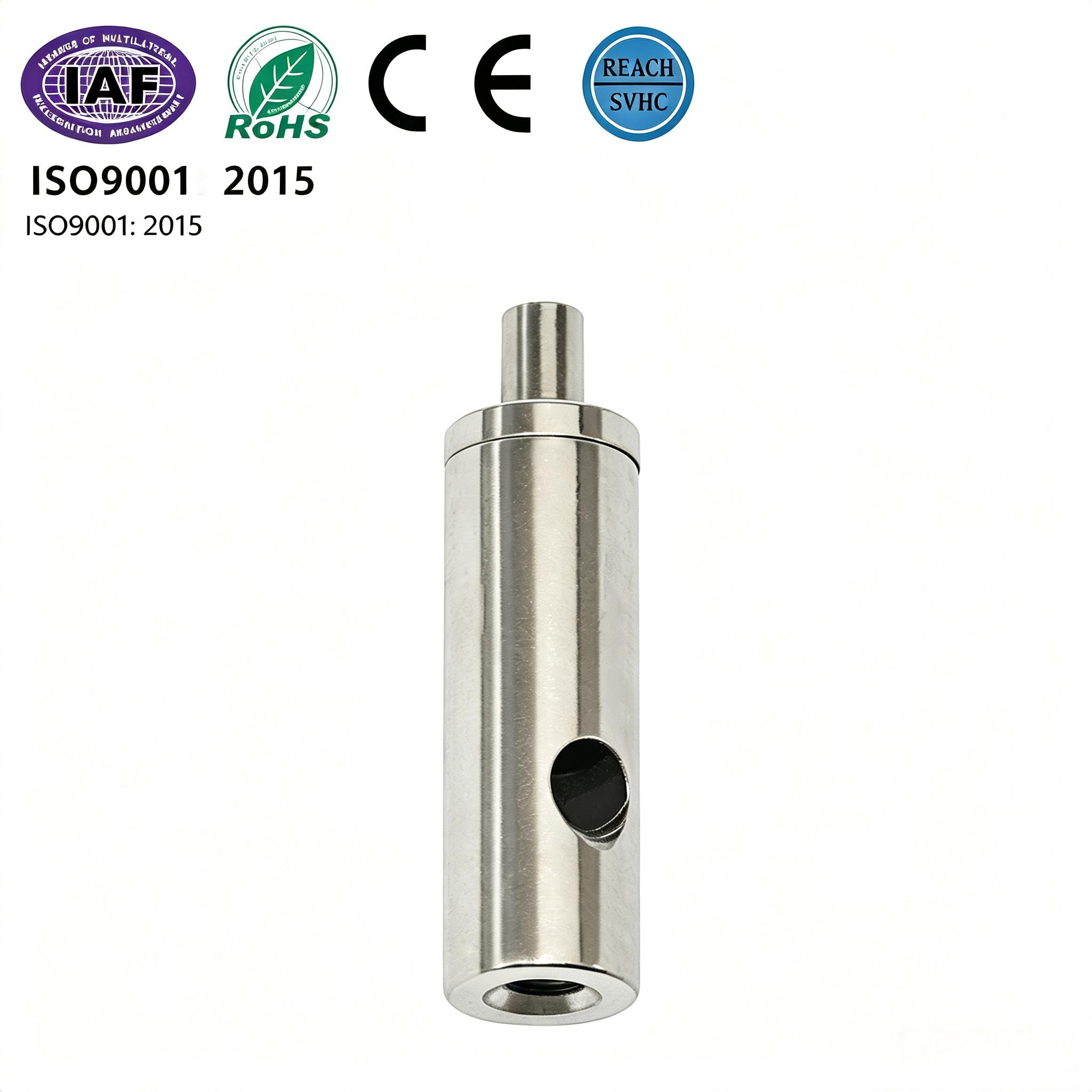 Adjustable Height Nickel Silver Plated Cable Gripper for 1.0mm 1.2mm 1.5mm 2.0mm Wire Rope Suspension Kits