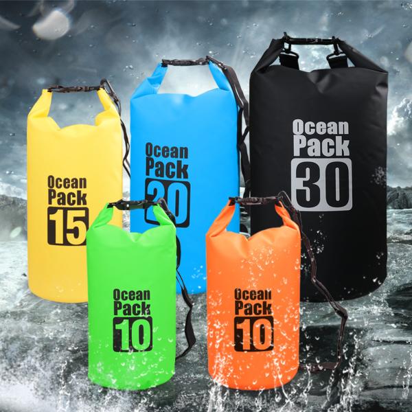Customized 2L 10L  20L 30L 40L Foldable Dry Bag Backpack Waterproof