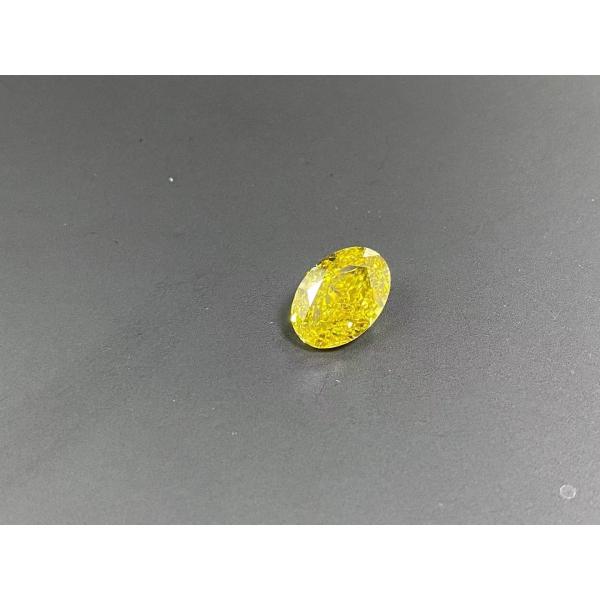 Овальный рез HPHT Лаборатория созданный желтый бриллиант 1.2ct-1.6ct IGI сертификат
