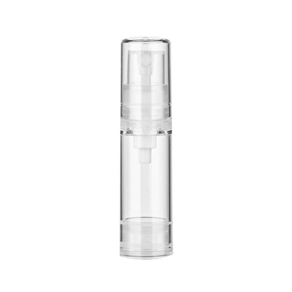 transparent 10ml 5ml Mini Cosmetic Airless Refillable Pump Bottle OEM Brand (MC-229)