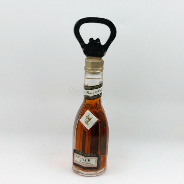 Shinny Gifts Whiskey Bottle Shape Bottle Opener Magnet Sticker Promo Gifts