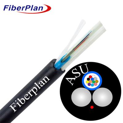 Outdoor Aerial Flat ADSS ASU Fiber Optic Cable 2-24 Core 50-150m Span