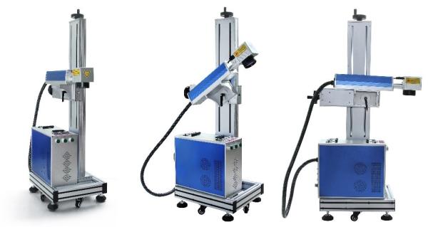 Plastic Bottle Laser Marking Tools Conveyor Belt Expiry Date Flying Fiber Galvo Rycus