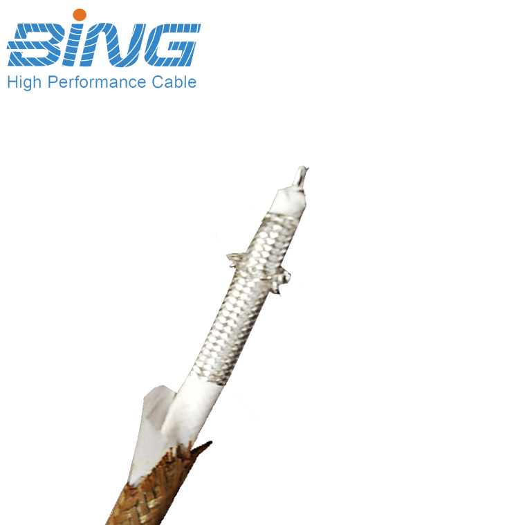 RG144 Coax M17/62 75 Ohm High Temperature RF Cable for Aerospace and Defense Systems