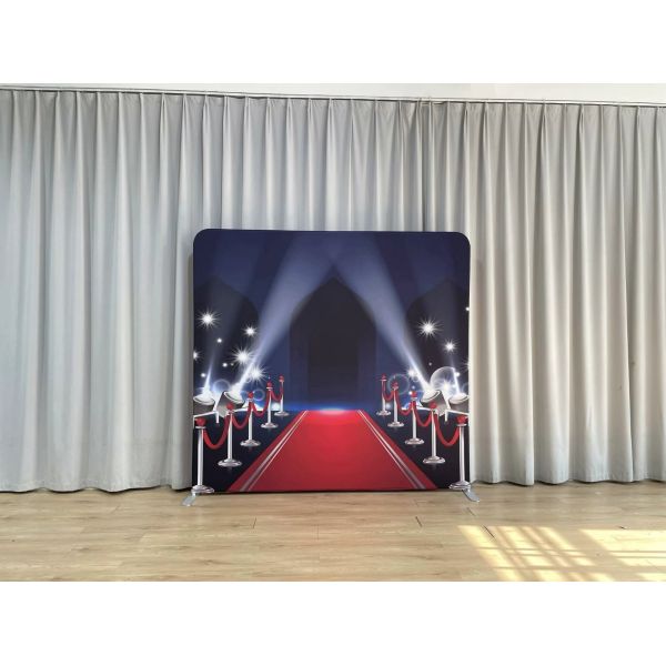 7x7ft Photo Booth Banner Backdrop Tension Fabric Photo Booth Backdrop