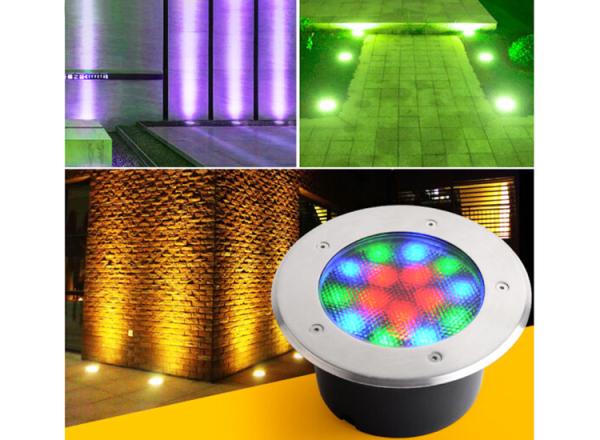Underground light anti-glare LED outdoor waterproof lawn buried spot light square corner light with honeycomb louver
