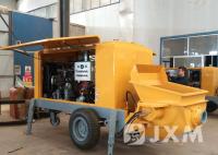 Bomba concreta móvil profesional HBTS20-8 con el motor diesel para la construcción