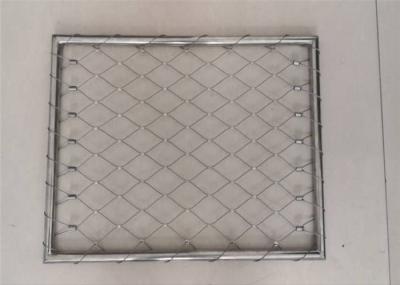 Flexible Handrail Fences Balcony SS304 Balustrade Wire Mesh