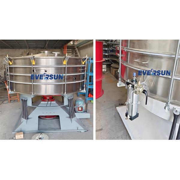 Máquina de filtragem por vibração de tubulação rotativa de aço inoxidável