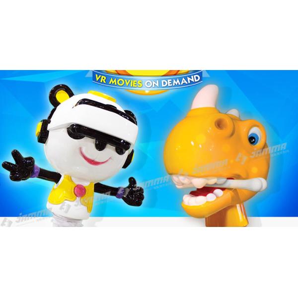 Virtual reality self service 360° movie player / Magic world / Panda and dinosaur / VR on demand