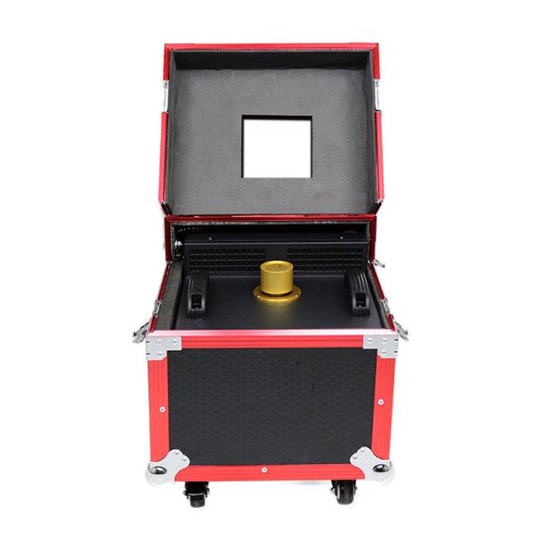Seguro Limitado Máquina Dual Hazer de 600w Máquina de Neblina, Fumaça, Fumaça, DMX 512 com caixa de voo
