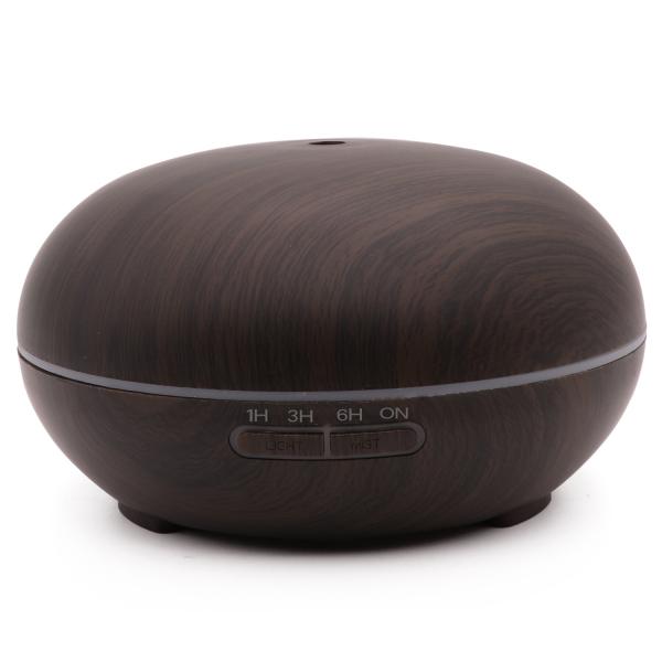 300ml Wood Grain Ultrasonic Air Humidifier / Home Colorful Night Light Diffuser