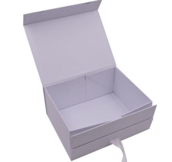 Youfu Gift Storage Box With Lid , 1800gsm 22cm Width Custom Cardboard Packaging Boxes
