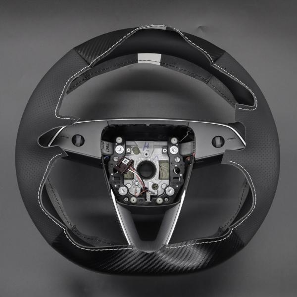 Customized High Quality PU Leather Steering Cover For Tesla Model 3 2023 2024