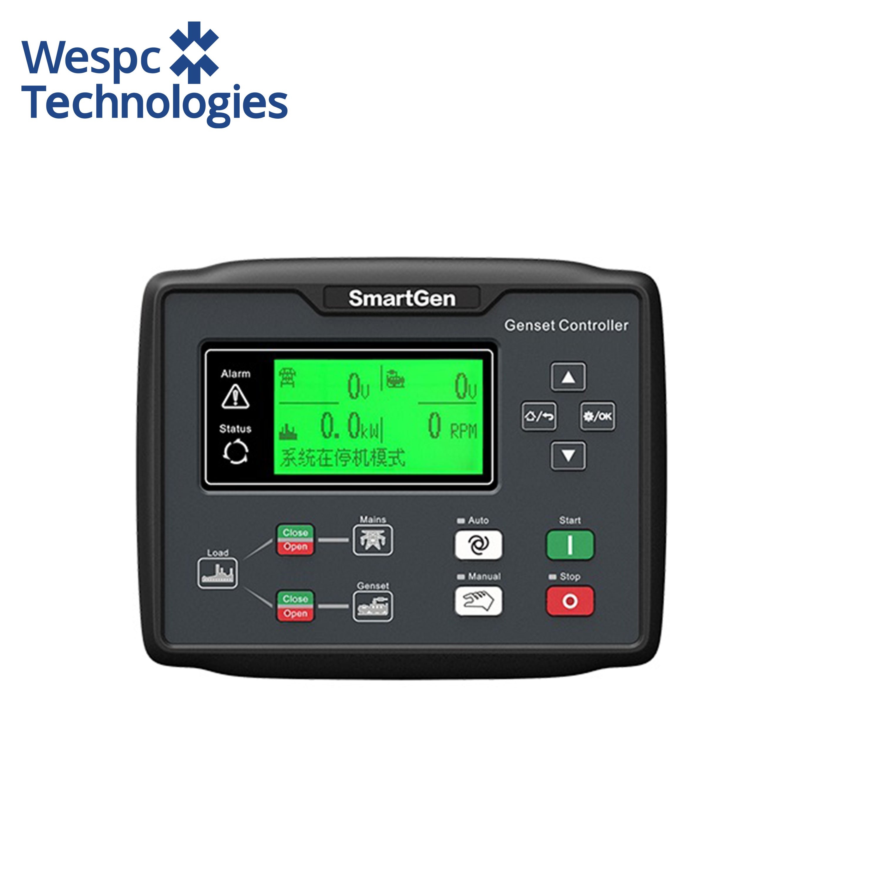WESPC Original Smartgen HGM7120N Auto Start AMF Diesel Genset Module
