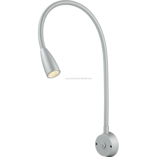 Modern Bedroom Wall Mount LED Headboard Light with Adjustable Arm and DC4V Input