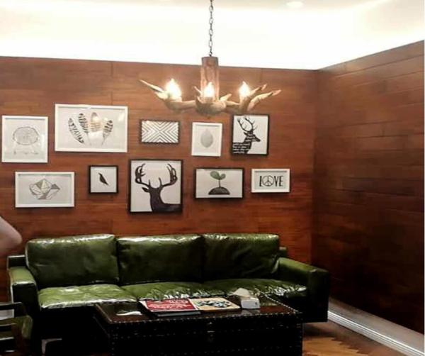 Deer antler pendant light Handing Lamp Vintage Style (WH-AC-22)