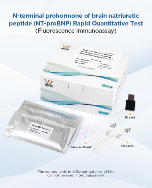Diagnostic Rapid Blood Test Kits NT-ProBNP High Sensitivity In Whole Blood Plasma And Serum