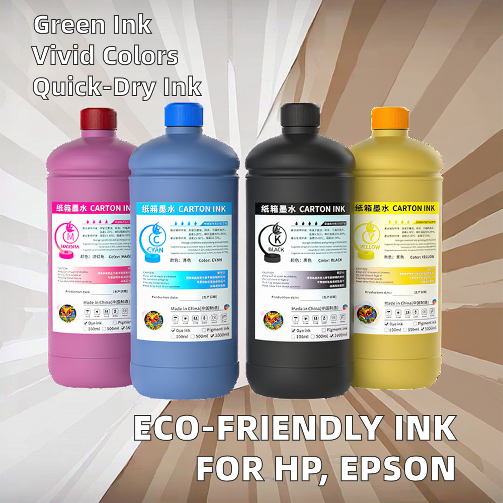High Quality Water Based Dye Ink for Epson XP600 I1600 I3200 Printheads Bulk Ink for Carton Printing Vivid Color, Factory Direct