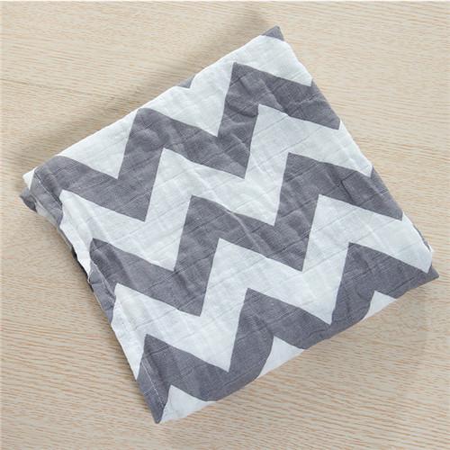 Unisex Silky Bamboo Swaddle Muslin Wraps , Newborn Baby Swaddle Wrap Blanket