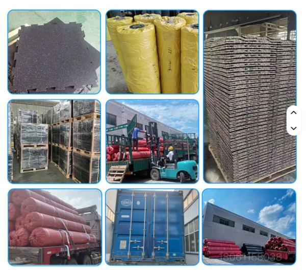 Gym Rubber Flooring Tile EPDM Rubber Sheet in Different Size