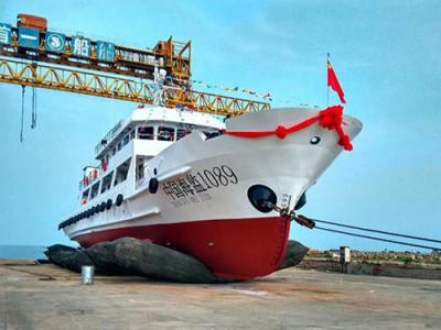 navio 19,000T que lança Marine Airbags 0.15MPa a 0.35MPa
