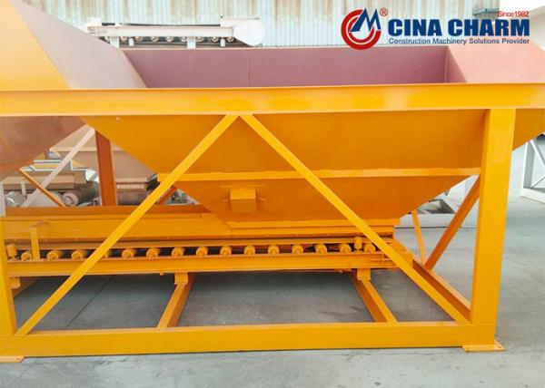 Automatic Concrete Batching Machine With 4 Aggregates Bin Pld2400