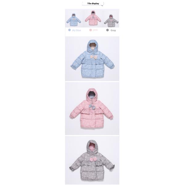 Kids Clothes Safety High Quality Outdoor Girls Long Coat Hot Fashion Winter Thick Duck Down Jacket