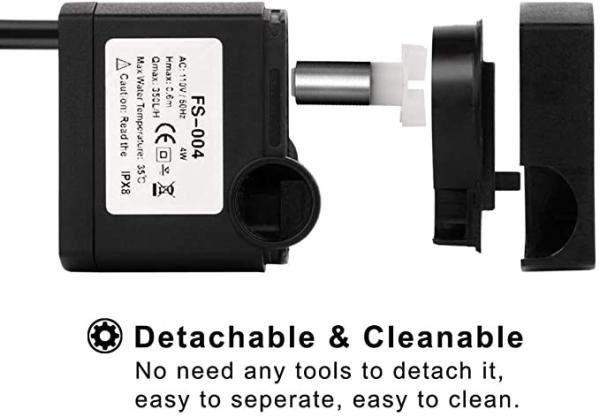 bomba de água da fonte da lagoa do aquário de 300L/h Mini Submersible Pump For Aquariums